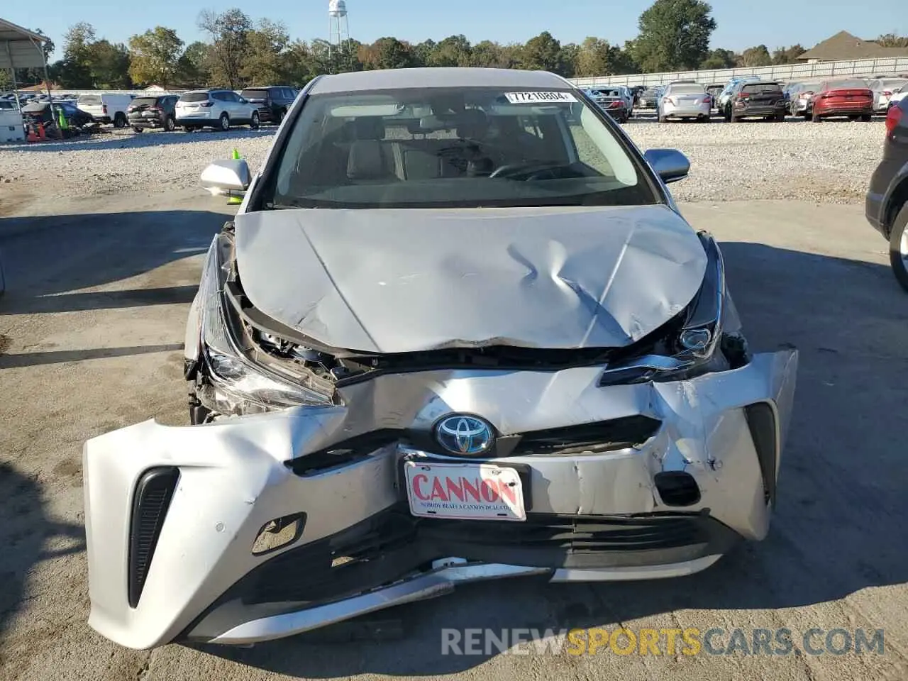 5 Photograph of a damaged car JTDKARFU1L3118100 TOYOTA PRIUS 2020