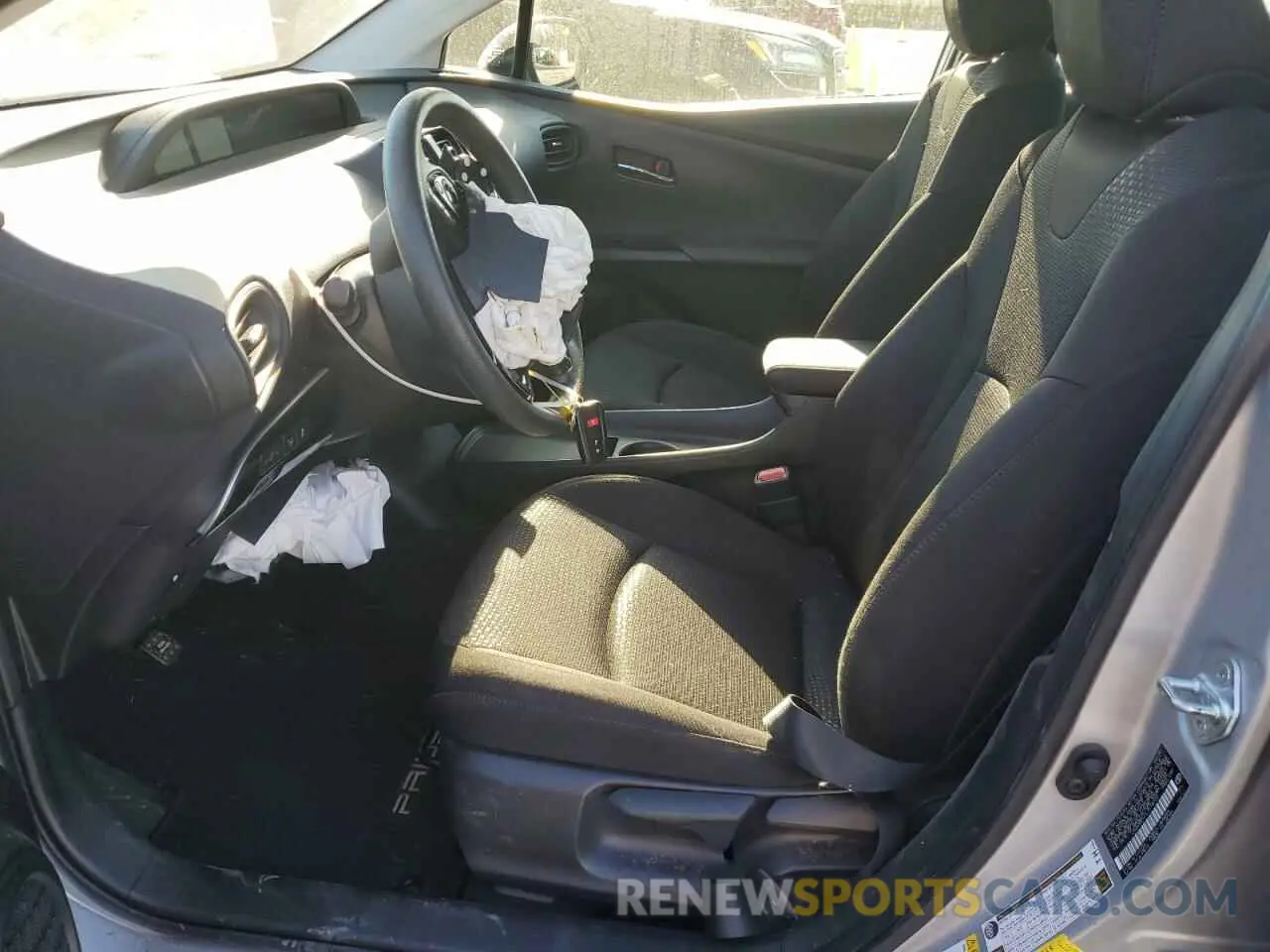 7 Photograph of a damaged car JTDKARFU1L3118100 TOYOTA PRIUS 2020