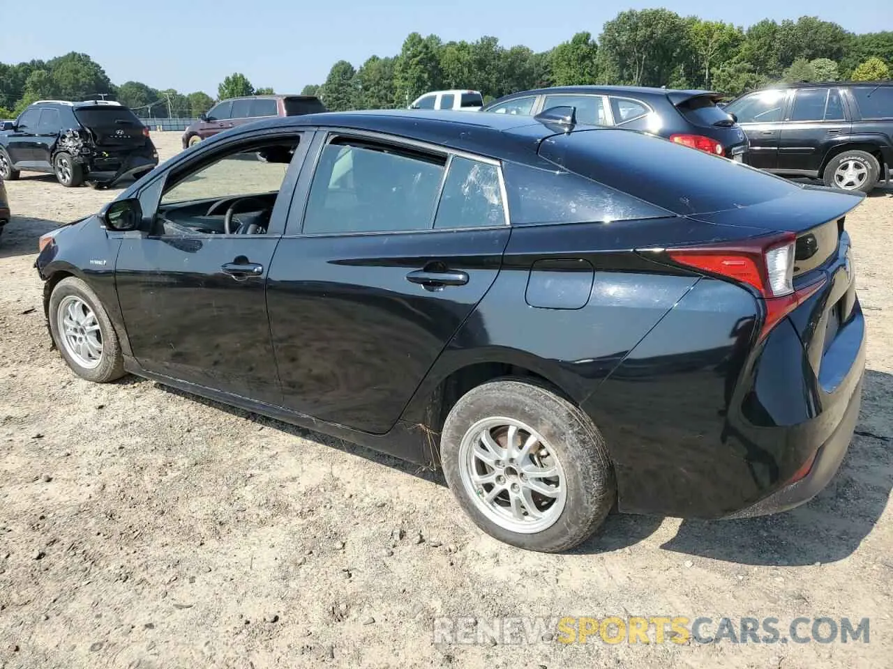 2 Photograph of a damaged car JTDKARFU1L3121112 TOYOTA PRIUS 2020