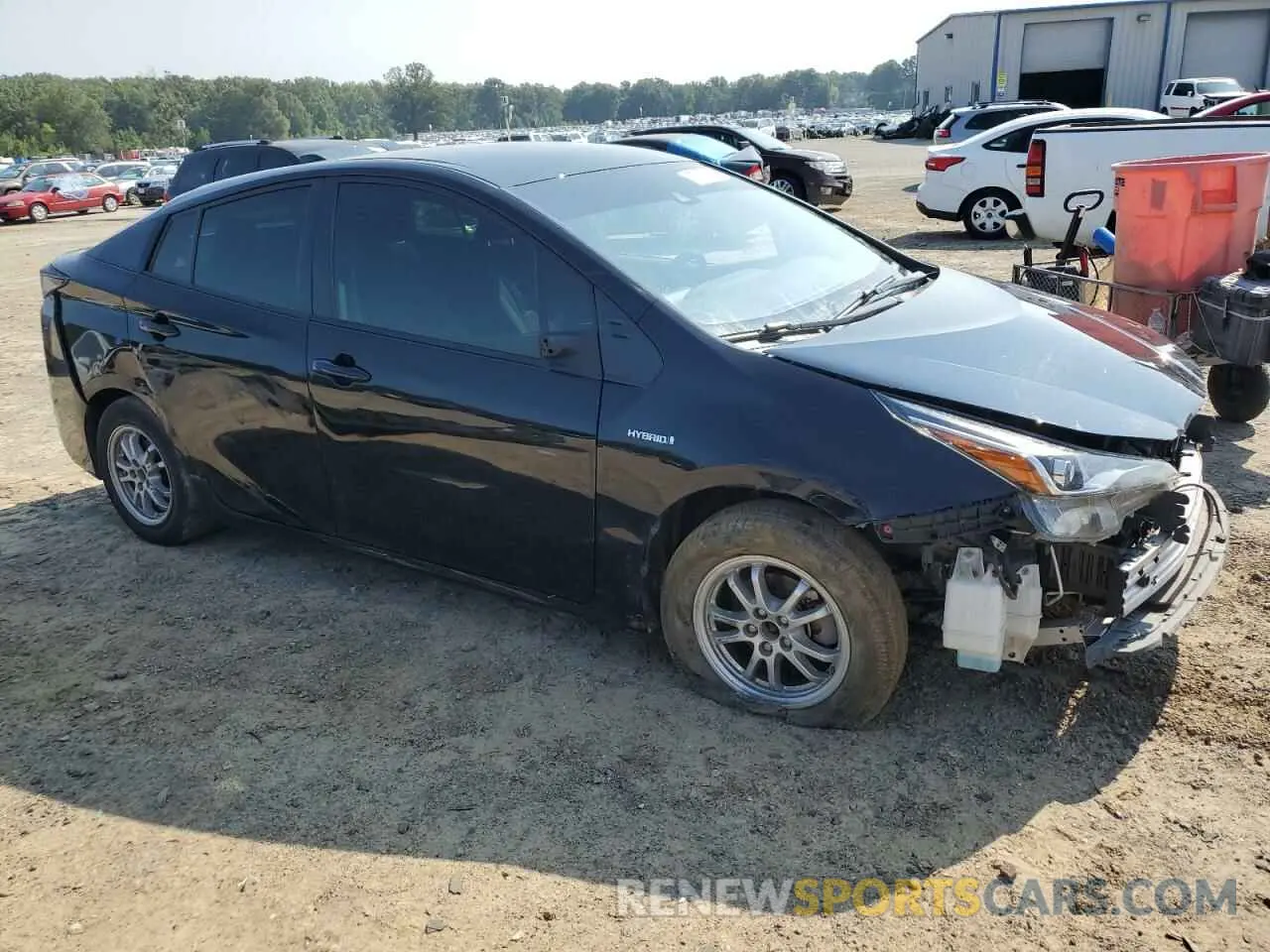 4 Photograph of a damaged car JTDKARFU1L3121112 TOYOTA PRIUS 2020