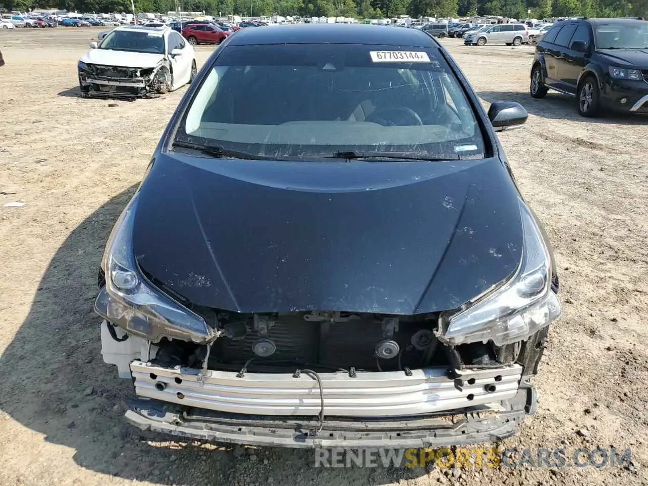 5 Photograph of a damaged car JTDKARFU1L3121112 TOYOTA PRIUS 2020