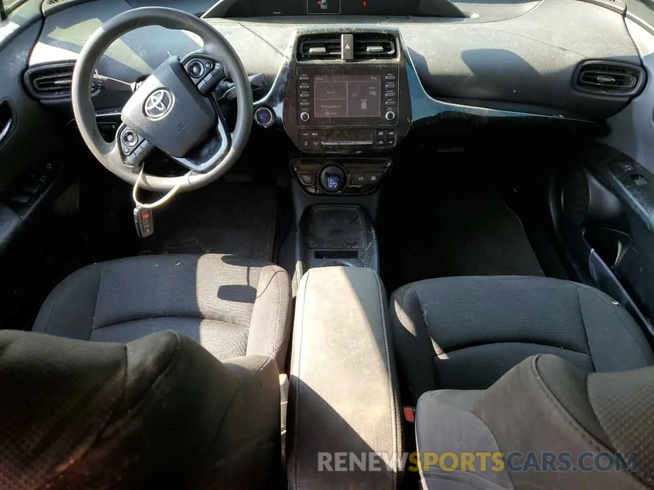 8 Photograph of a damaged car JTDKARFU1L3121112 TOYOTA PRIUS 2020