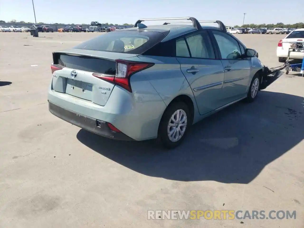 4 Photograph of a damaged car JTDKARFU1L3122616 TOYOTA PRIUS 2020