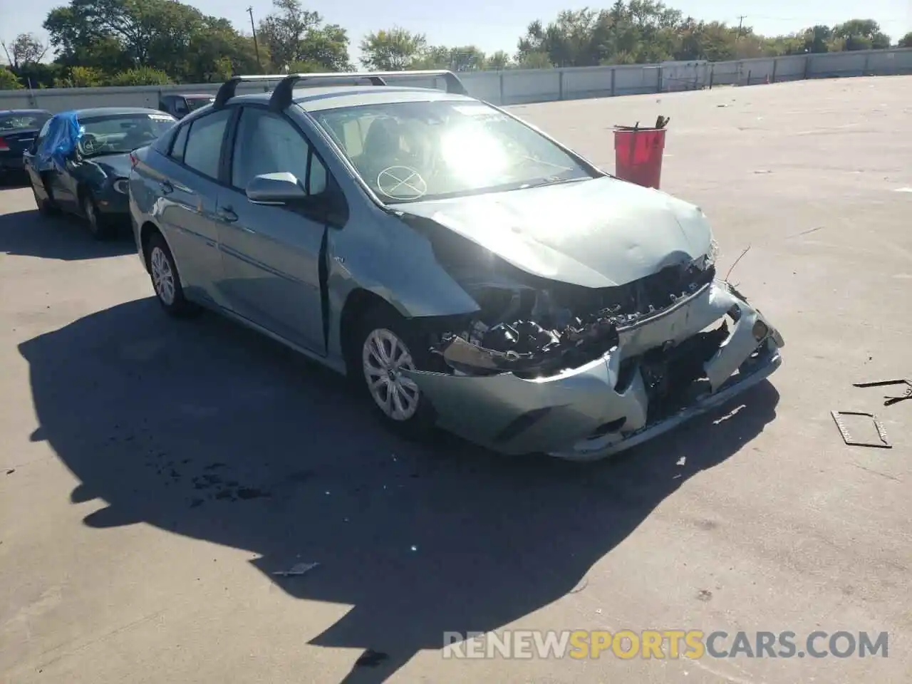 9 Photograph of a damaged car JTDKARFU1L3122616 TOYOTA PRIUS 2020