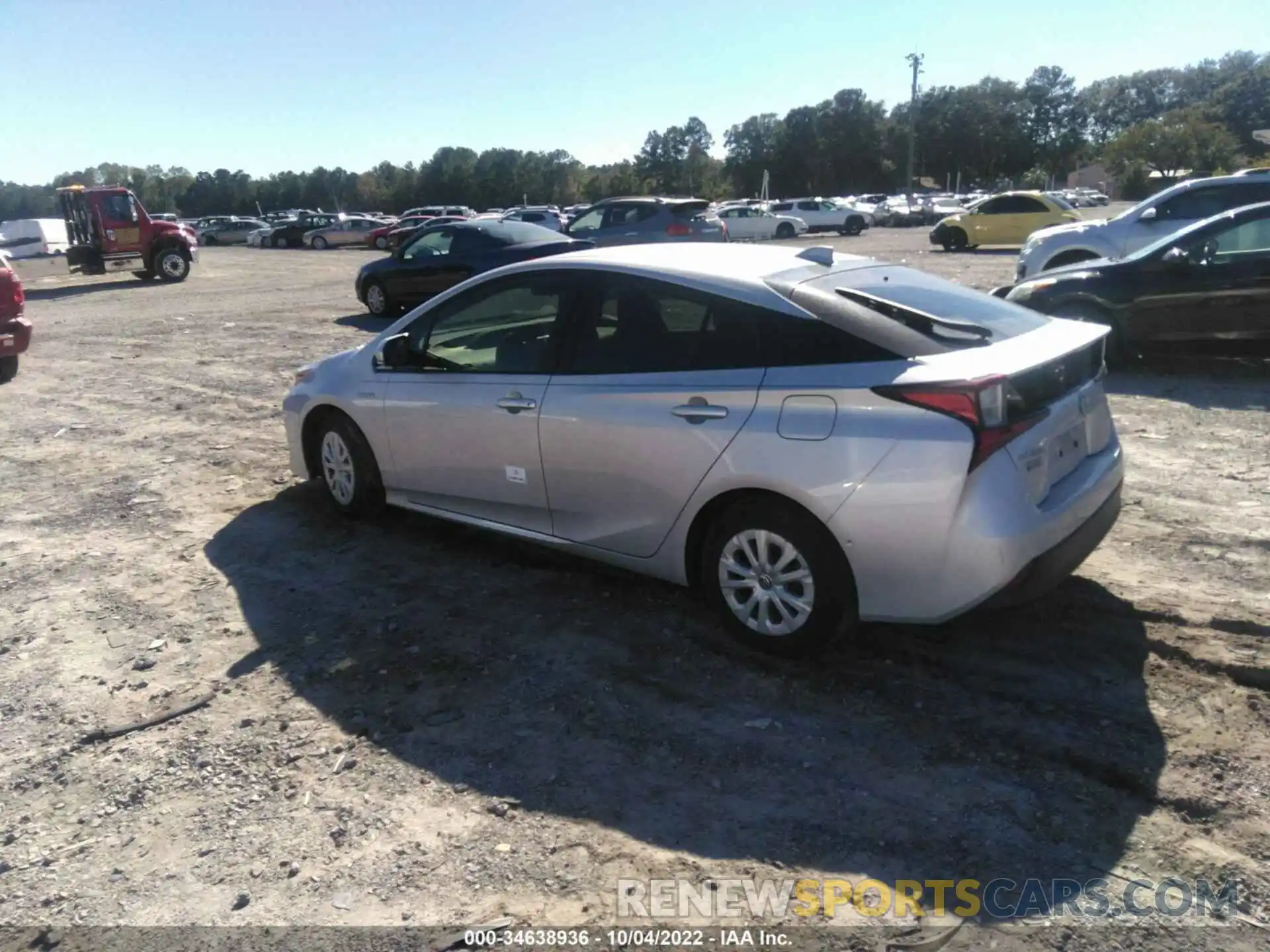 3 Photograph of a damaged car JTDKARFU1L3123734 TOYOTA PRIUS 2020