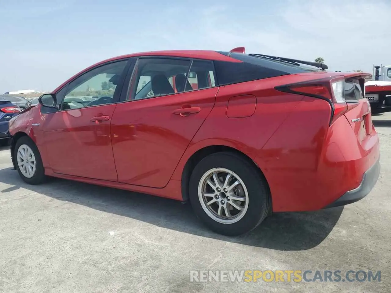 2 Photograph of a damaged car JTDKARFU2L3109549 TOYOTA PRIUS 2020