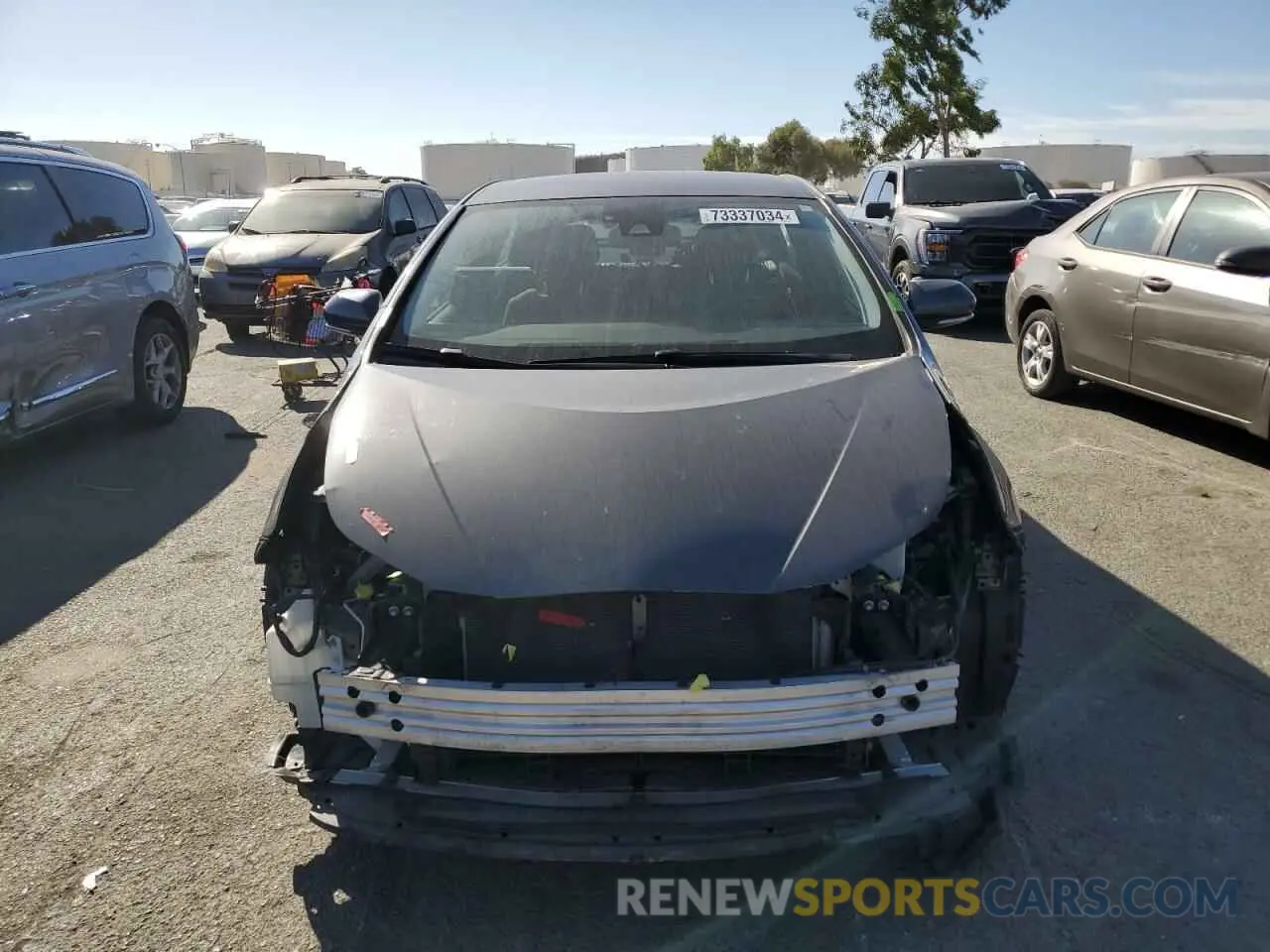 5 Photograph of a damaged car JTDKARFU2L3112869 TOYOTA PRIUS 2020