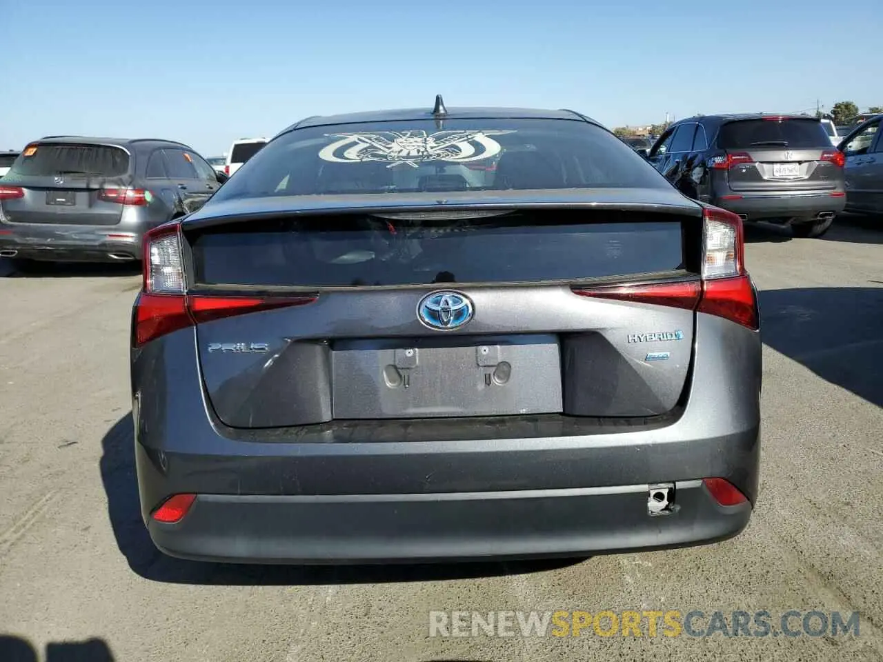 6 Photograph of a damaged car JTDKARFU2L3112869 TOYOTA PRIUS 2020