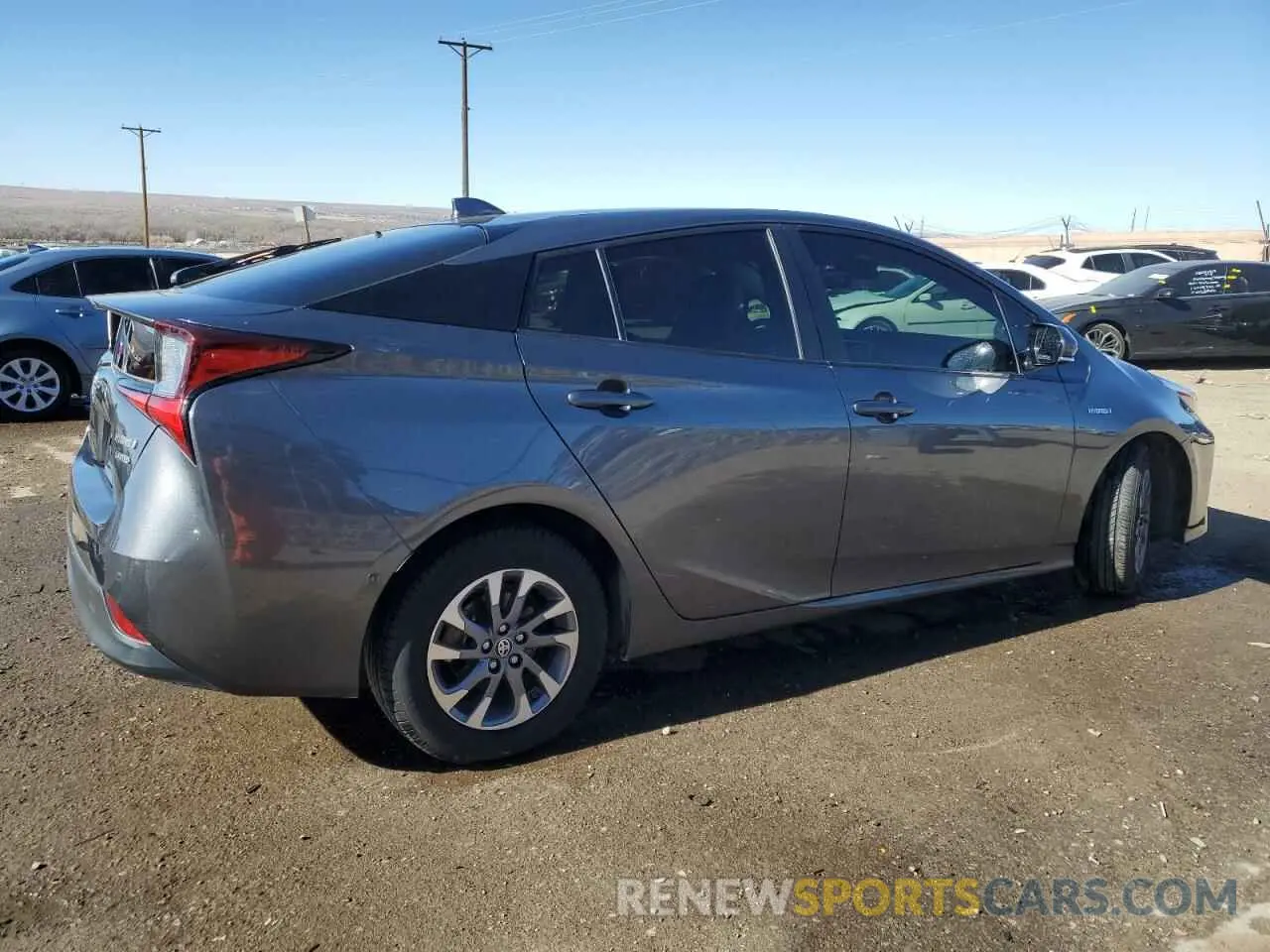 3 Photograph of a damaged car JTDKARFU2L3113522 TOYOTA PRIUS 2020
