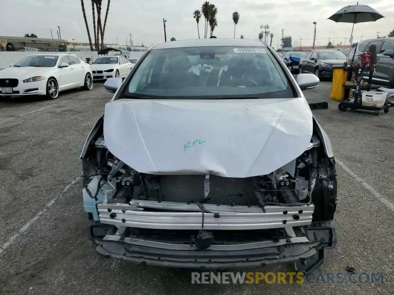 5 Photograph of a damaged car JTDKARFU2L3114119 TOYOTA PRIUS 2020