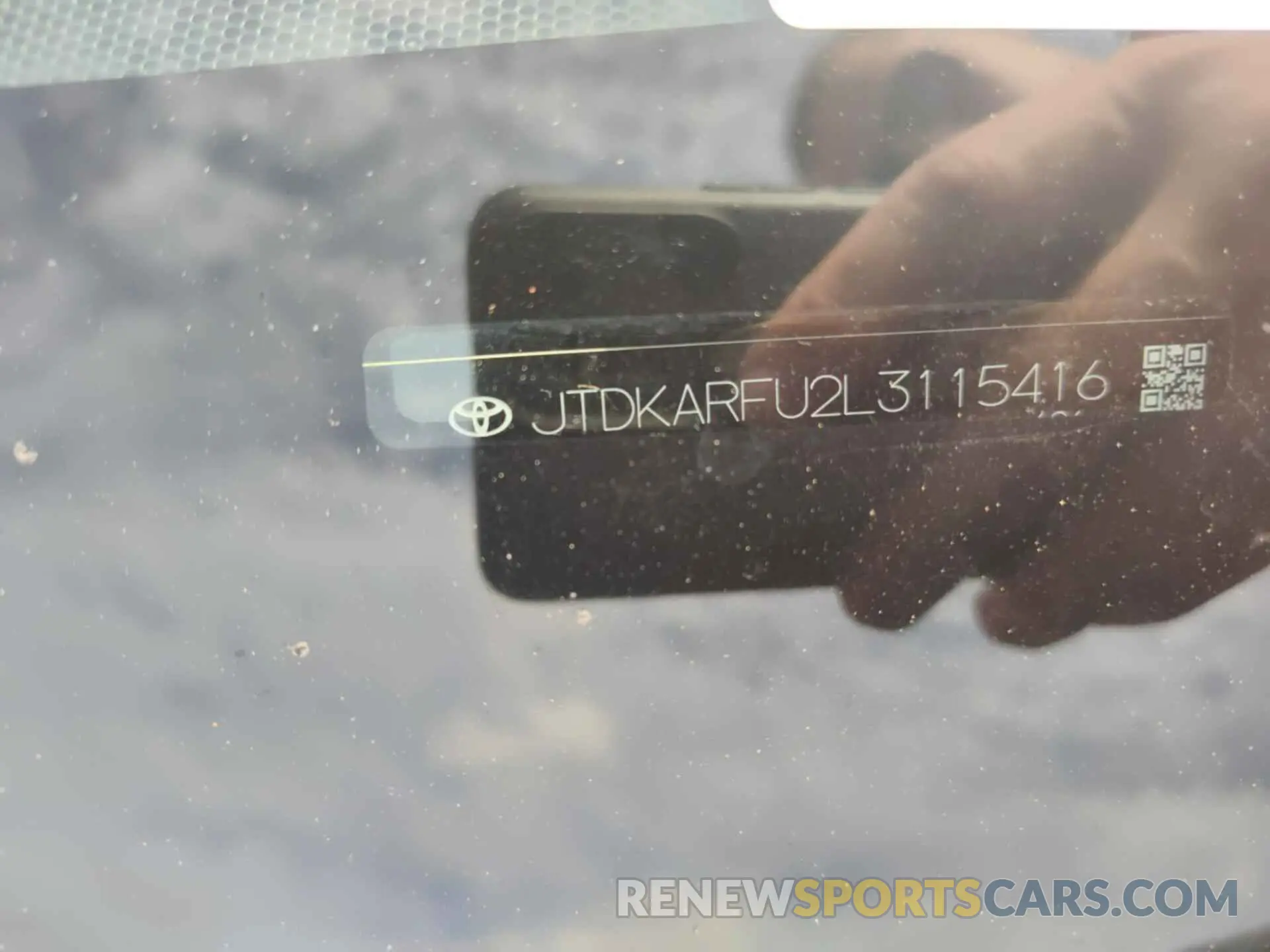 40 Photograph of a damaged car JTDKARFU2L3115416 TOYOTA PRIUS 2020