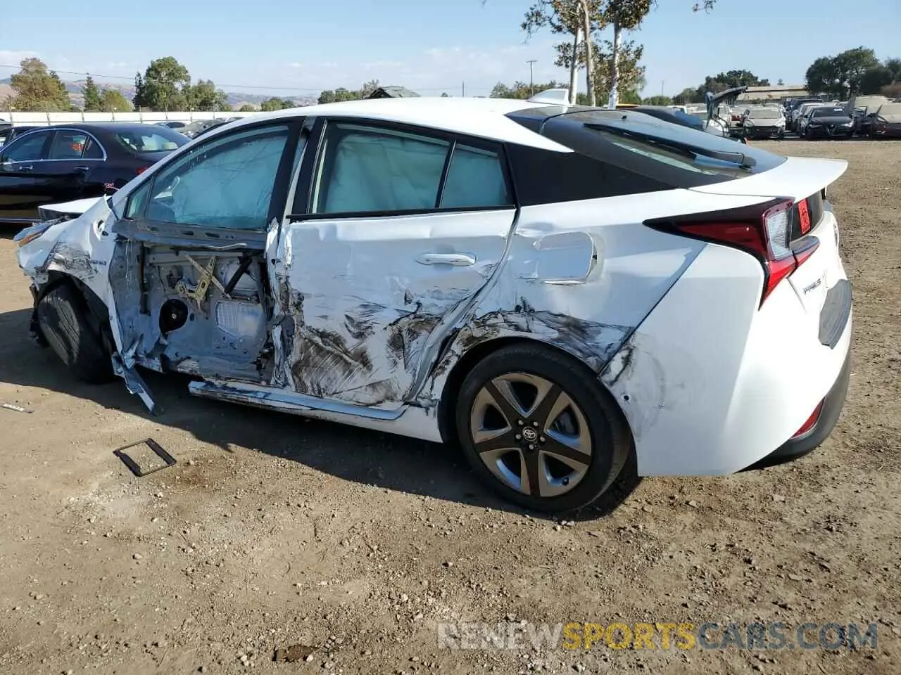 2 Photograph of a damaged car JTDKARFU2L3117506 TOYOTA PRIUS 2020