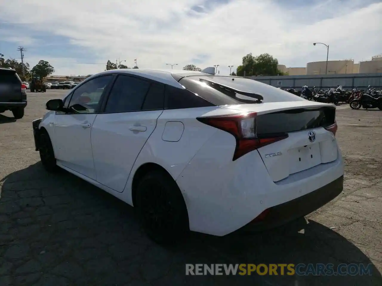 3 Photograph of a damaged car JTDKARFU2L3121104 TOYOTA PRIUS 2020