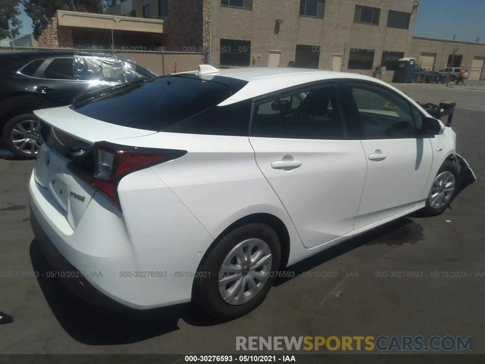 4 Photograph of a damaged car JTDKARFU2L3121250 TOYOTA PRIUS 2020