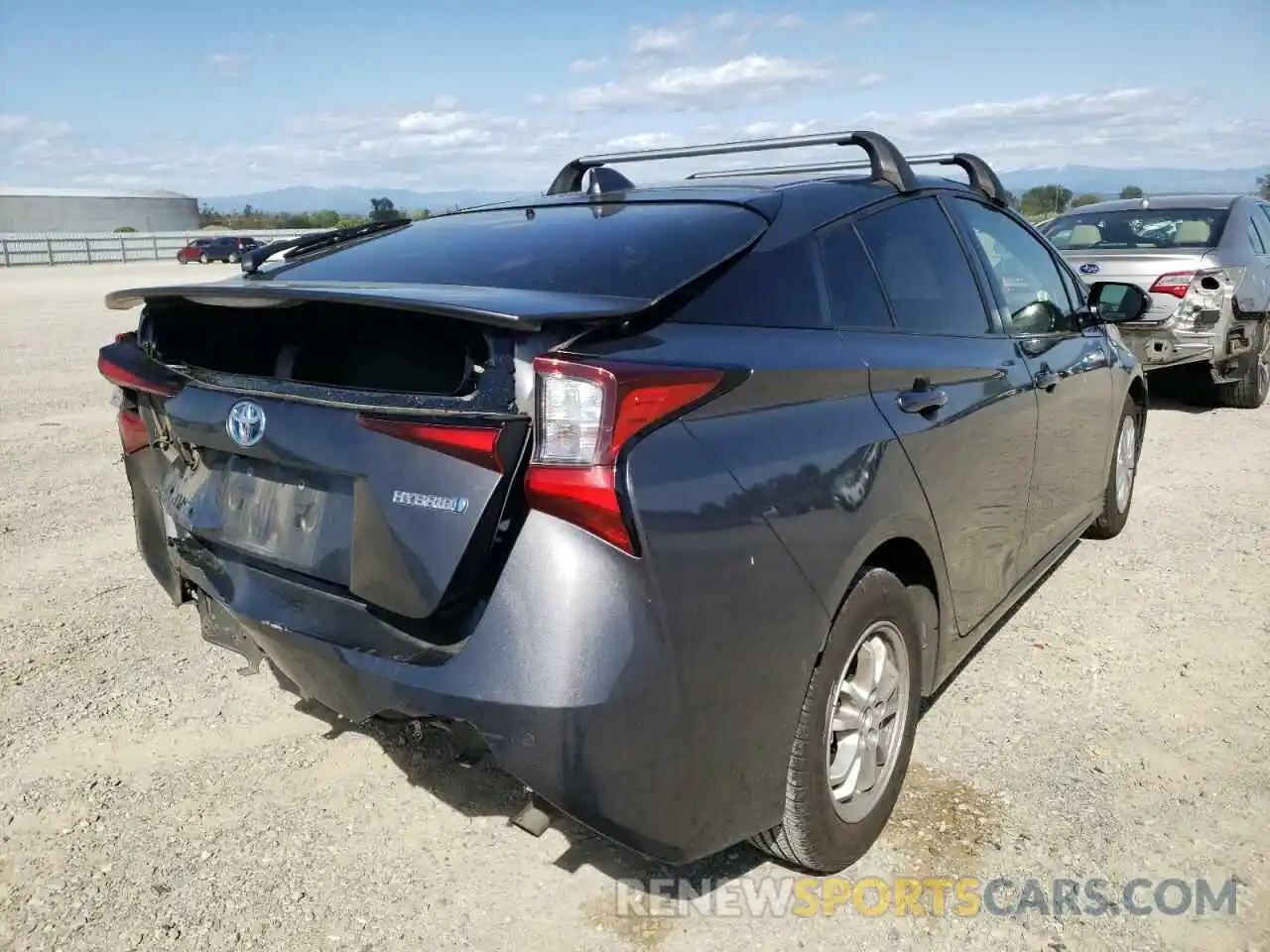 4 Photograph of a damaged car JTDKARFU2L3122611 TOYOTA PRIUS 2020