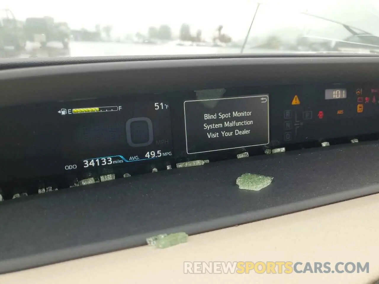 9 Photograph of a damaged car JTDKARFU2L3122804 TOYOTA PRIUS 2020