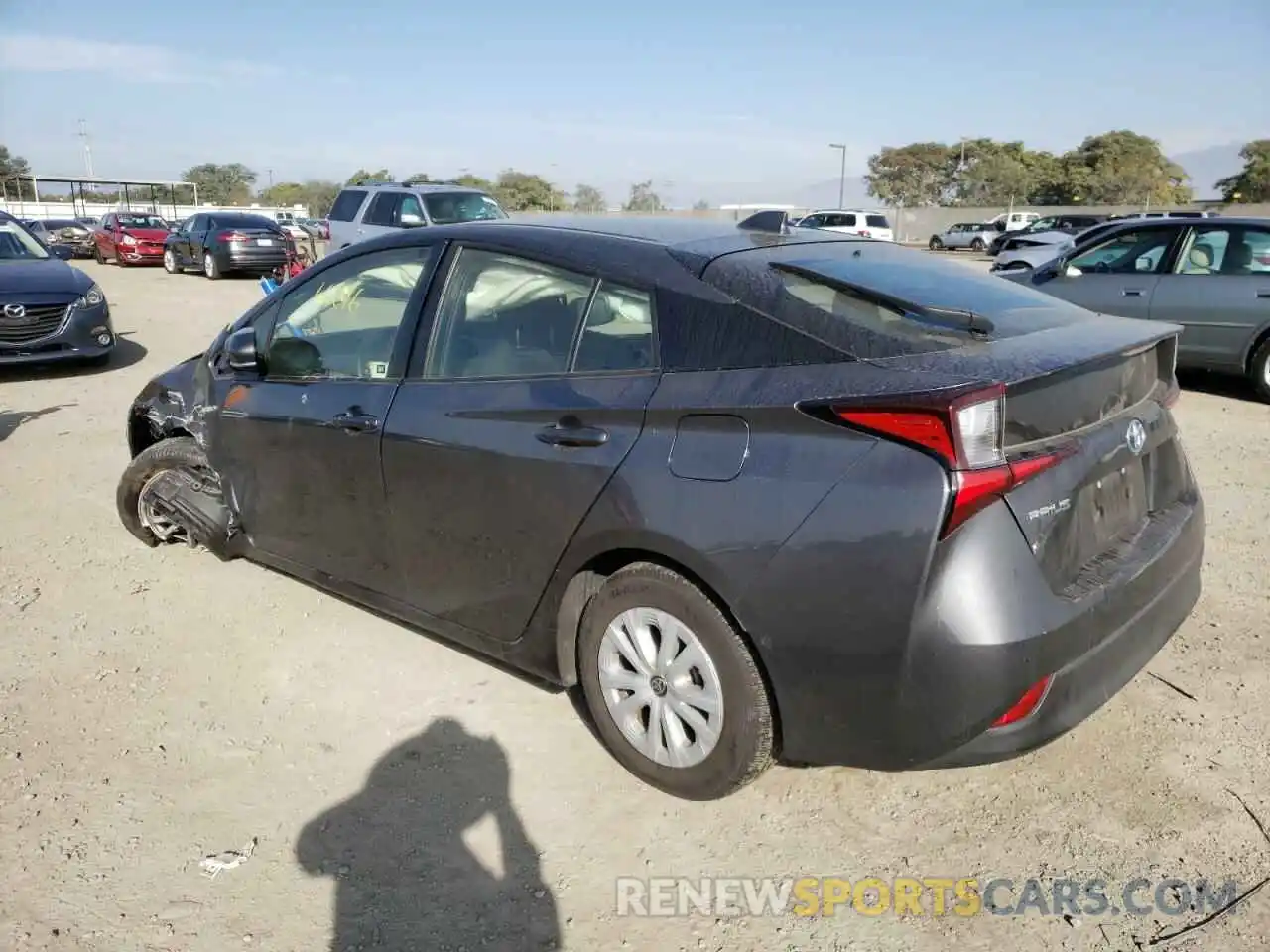 3 Photograph of a damaged car JTDKARFU3L3104179 TOYOTA PRIUS 2020