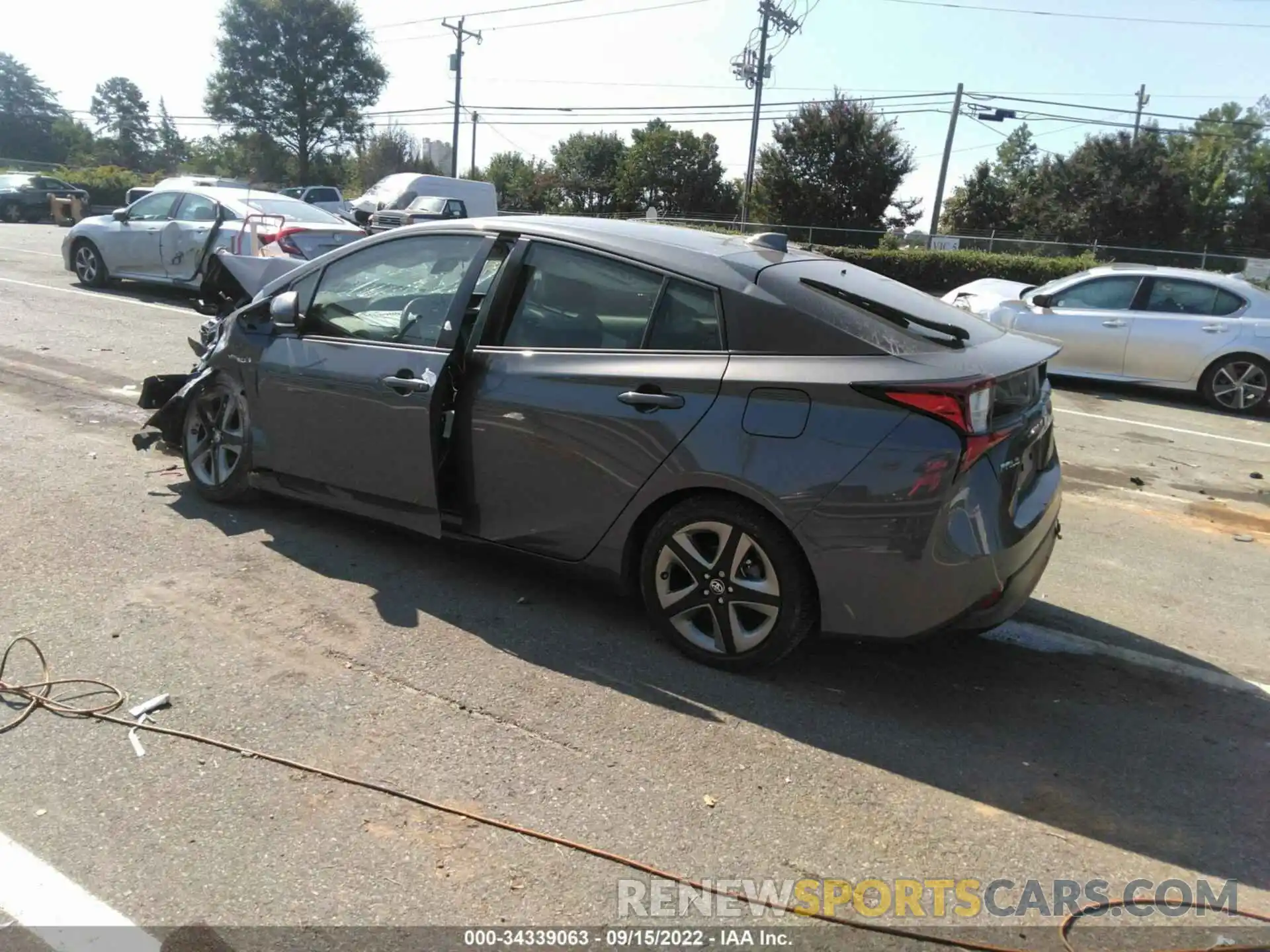 3 Photograph of a damaged car JTDKARFU3L3111665 TOYOTA PRIUS 2020