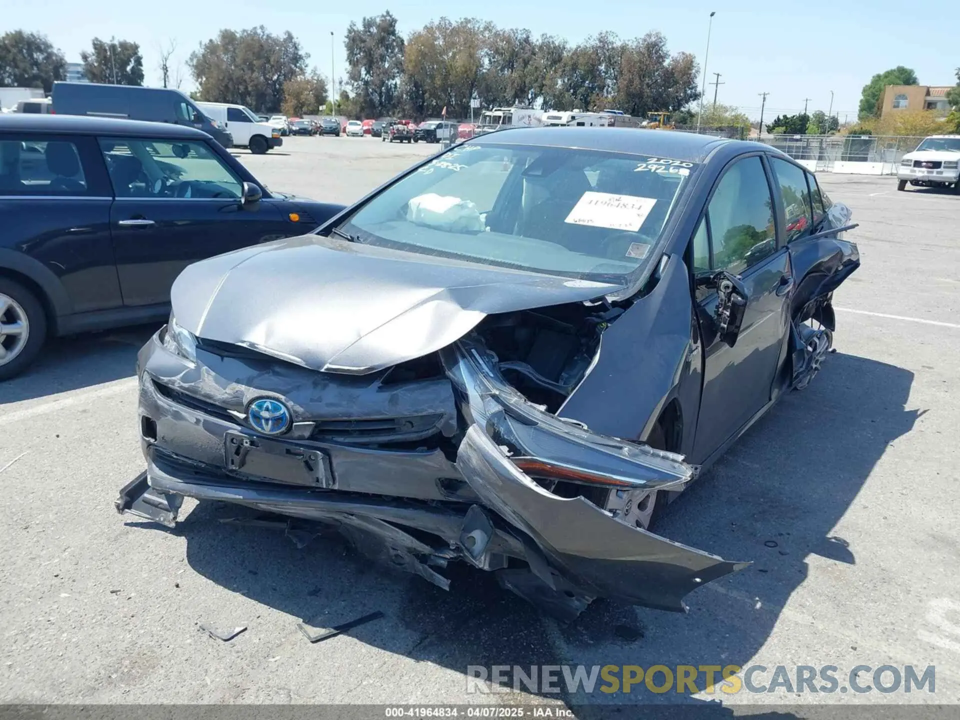 11 Photograph of a damaged car JTDKARFU3L3111990 TOYOTA PRIUS 2020