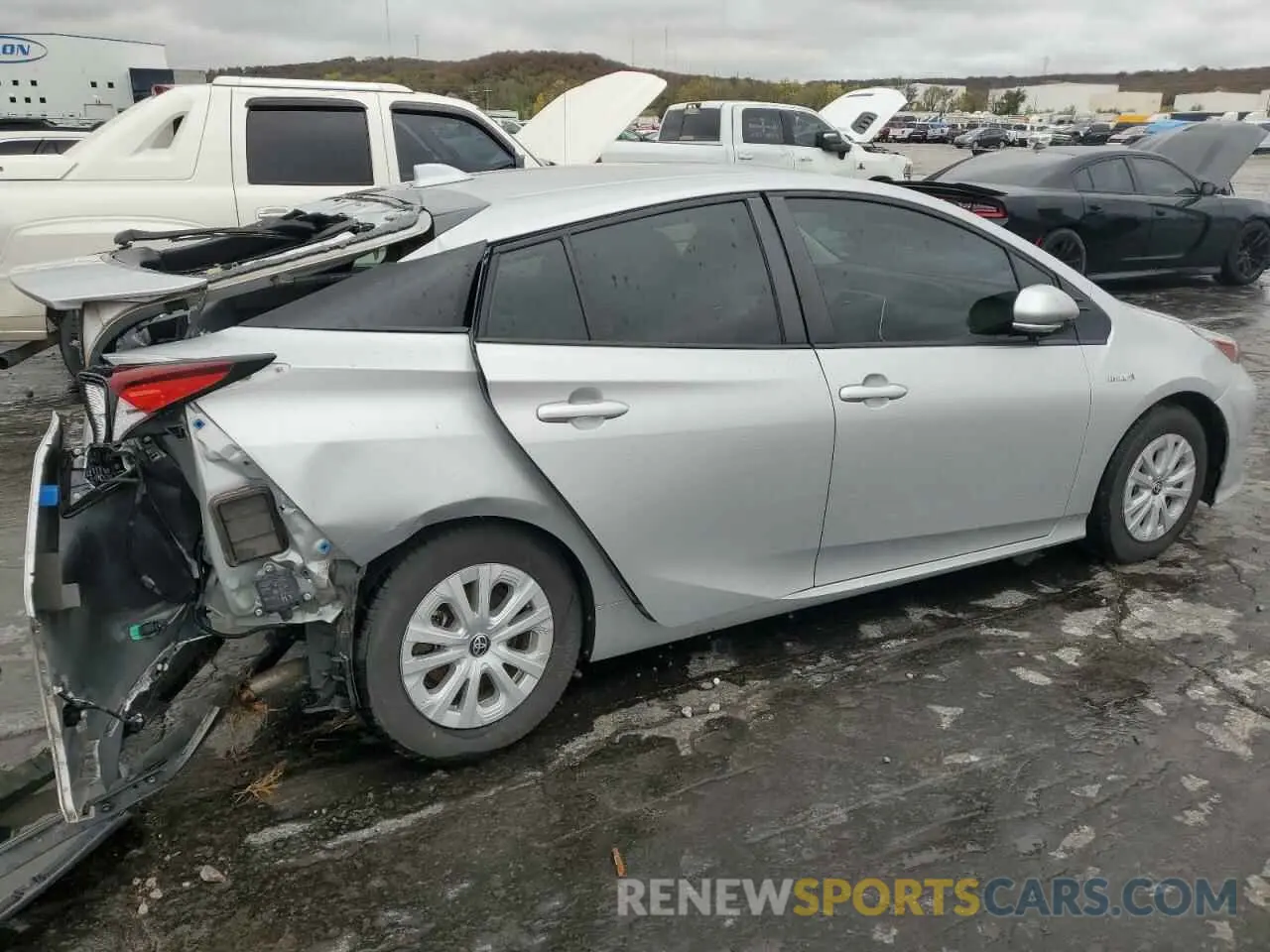 3 Photograph of a damaged car JTDKARFU3L3114291 TOYOTA PRIUS 2020