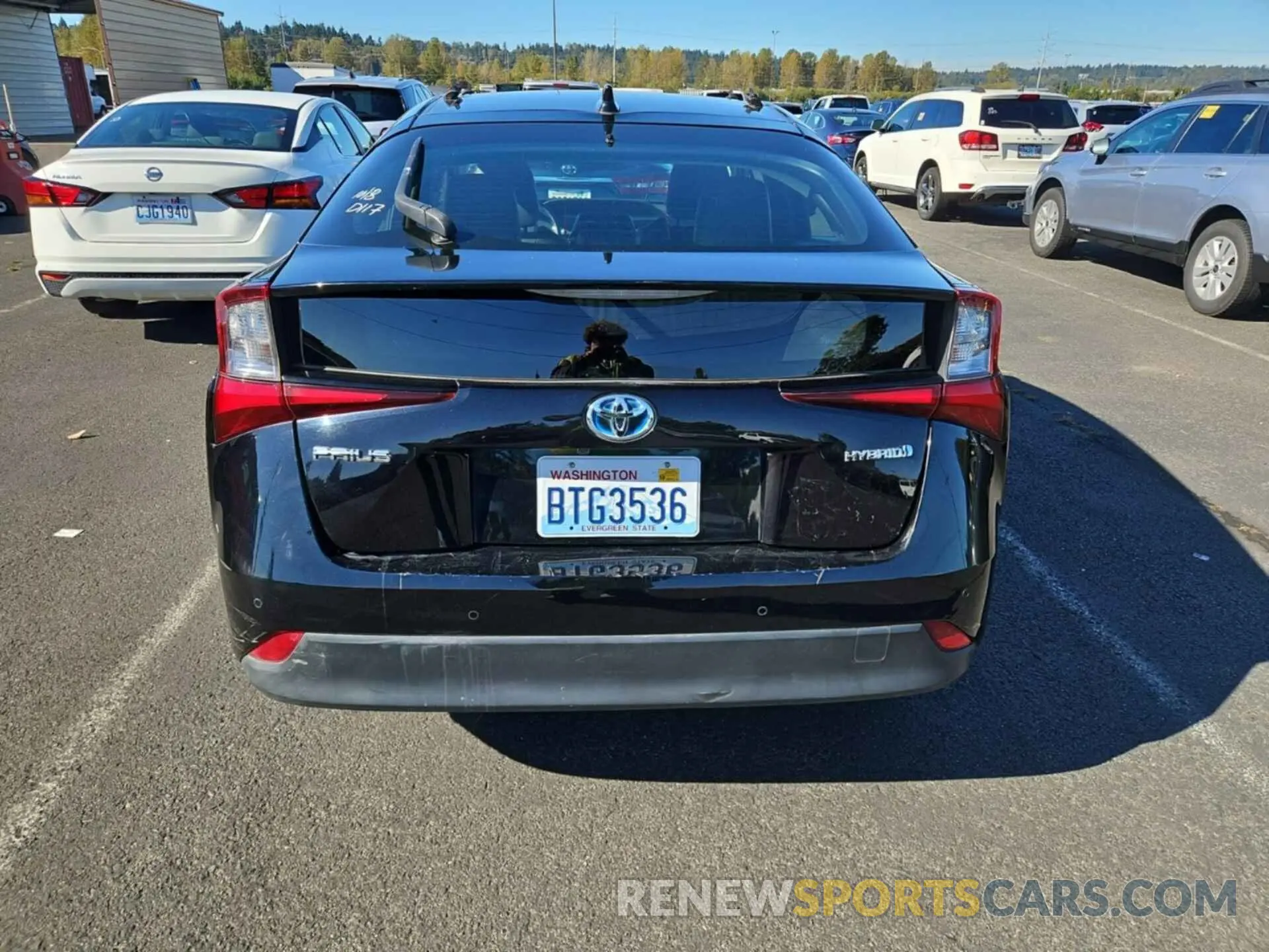 6 Photograph of a damaged car JTDKARFU3L3115196 TOYOTA PRIUS 2020
