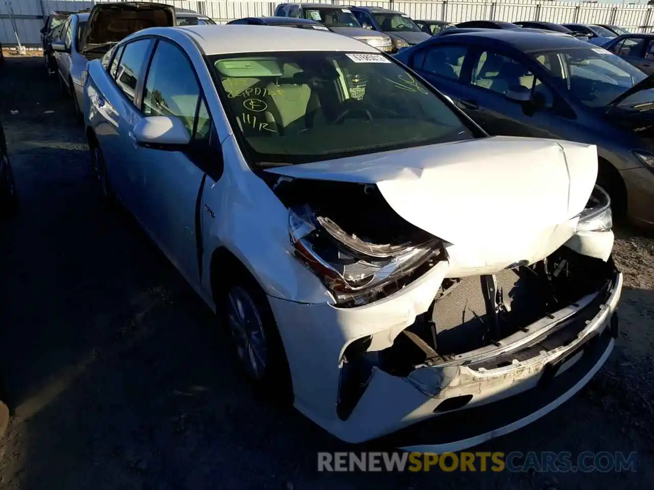 4 Photograph of a damaged car JTDKARFU3L3115814 TOYOTA PRIUS 2020