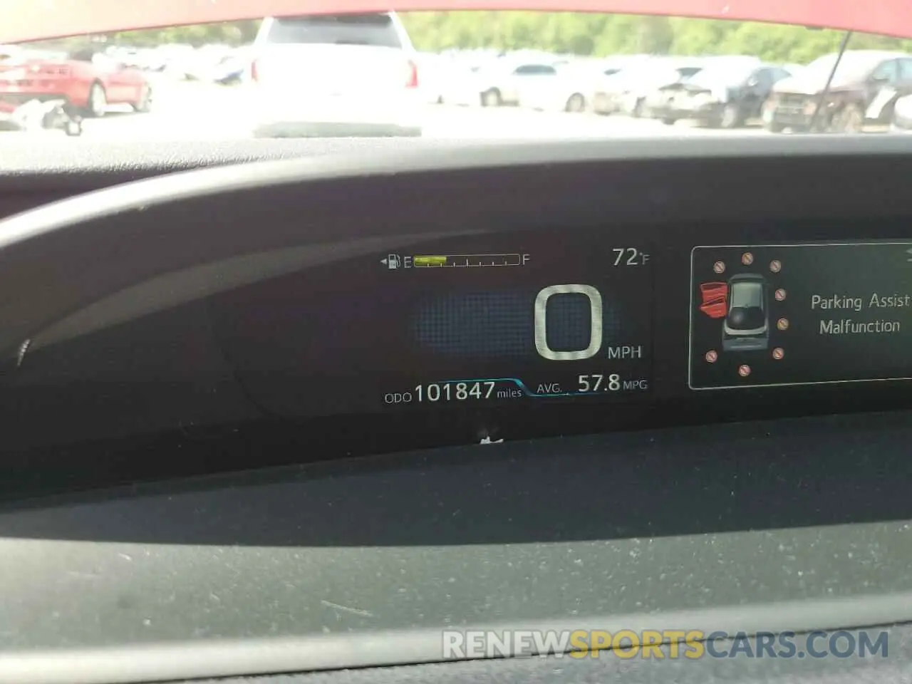 9 Photograph of a damaged car JTDKARFU3L3121256 TOYOTA PRIUS 2020