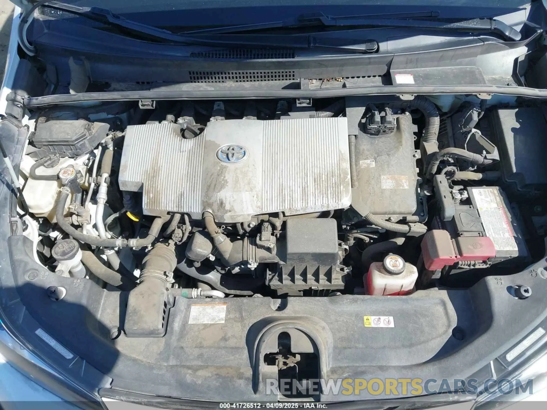 10 Photograph of a damaged car JTDKARFU3L3124142 TOYOTA PRIUS 2020