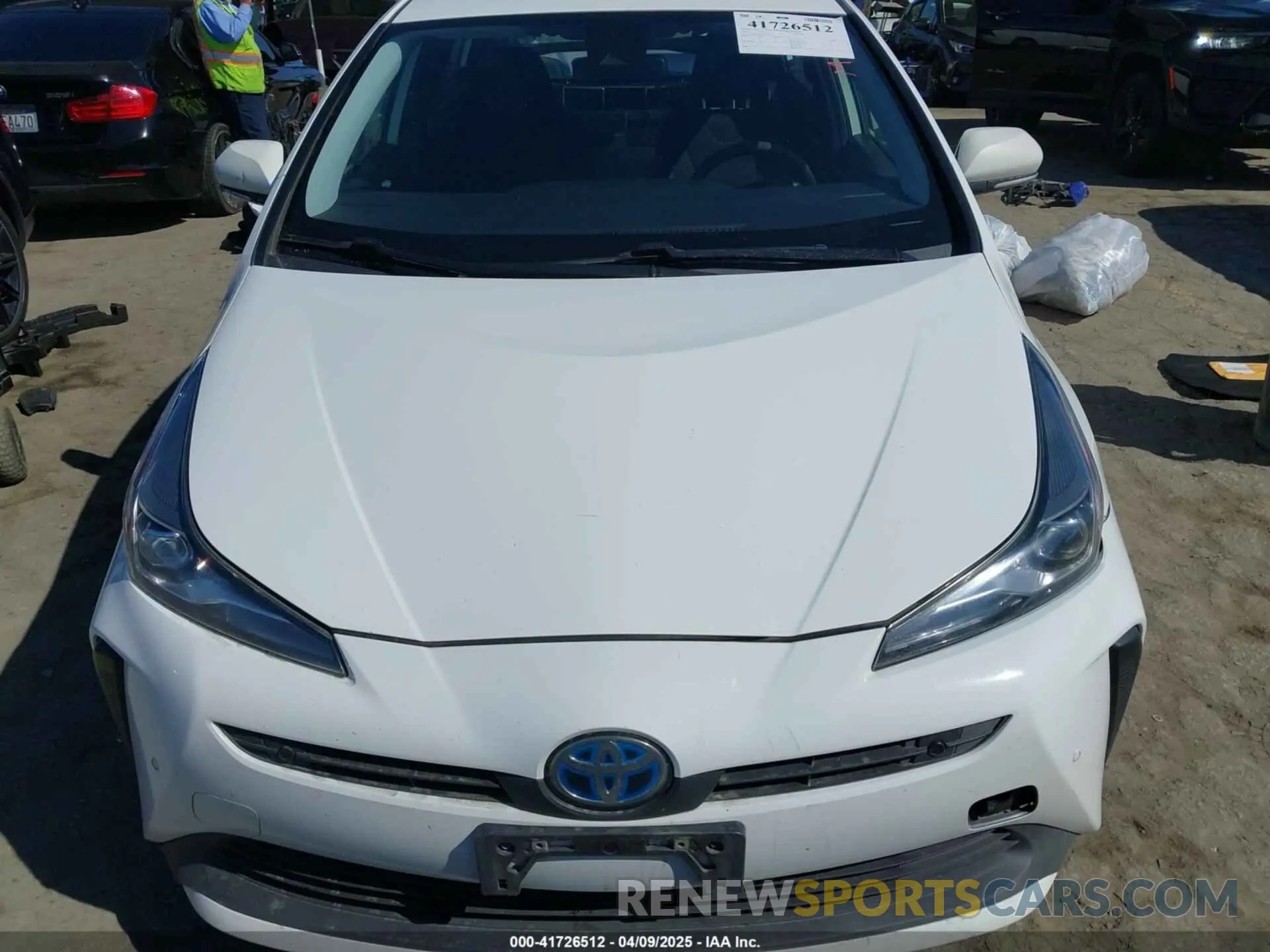 13 Photograph of a damaged car JTDKARFU3L3124142 TOYOTA PRIUS 2020