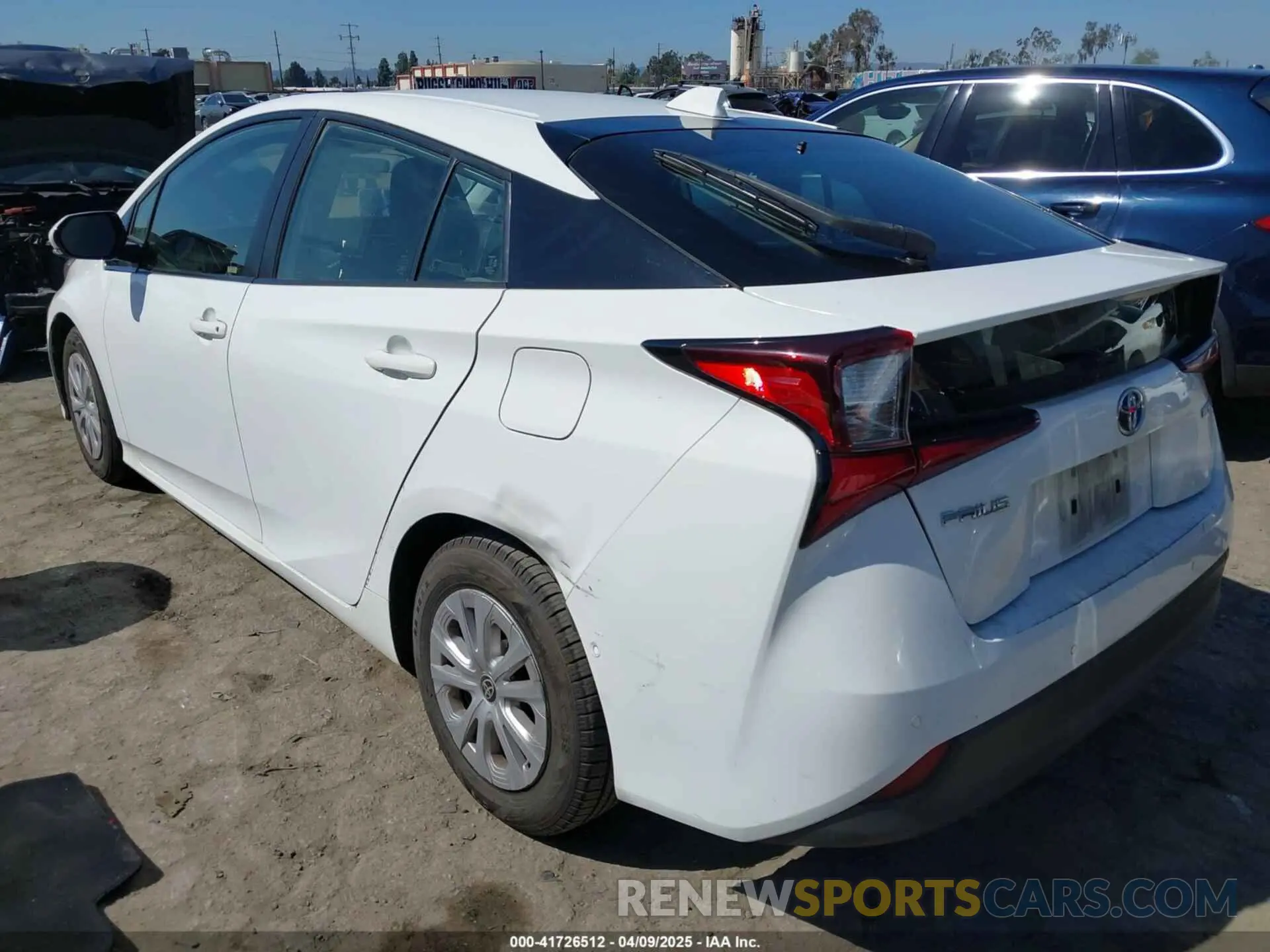 3 Photograph of a damaged car JTDKARFU3L3124142 TOYOTA PRIUS 2020