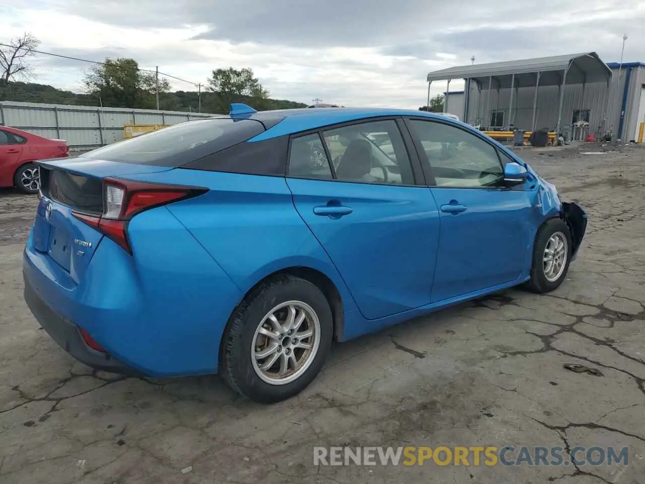 3 Photograph of a damaged car JTDKARFU4L3109598 TOYOTA PRIUS 2020