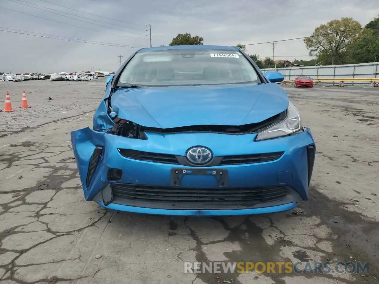 5 Photograph of a damaged car JTDKARFU4L3109598 TOYOTA PRIUS 2020