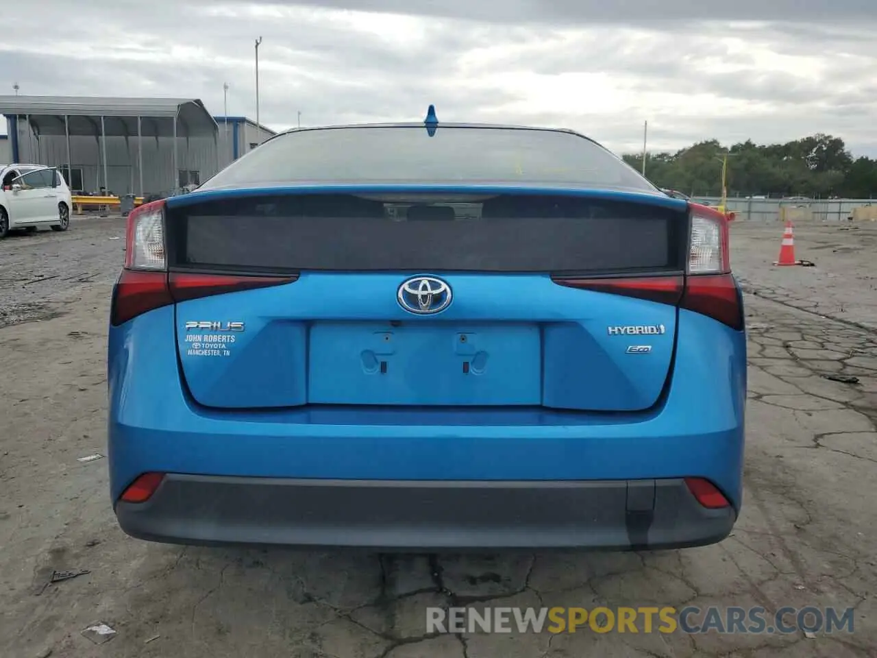 6 Photograph of a damaged car JTDKARFU4L3109598 TOYOTA PRIUS 2020