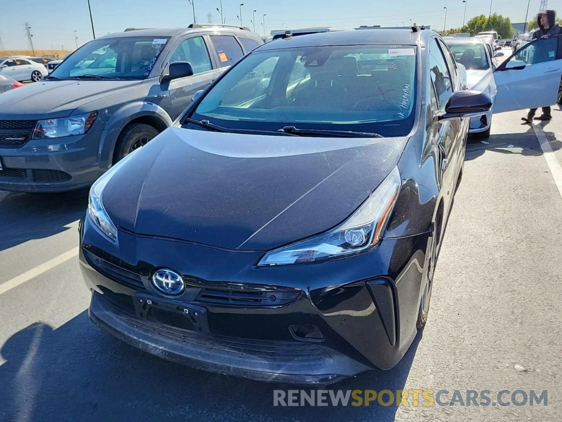 46 Photograph of a damaged car JTDKARFU4L3111898 TOYOTA PRIUS 2020