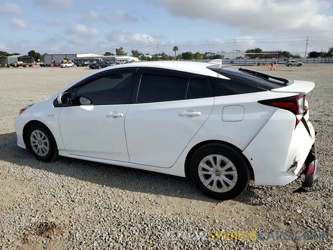 2 Photograph of a damaged car JTDKARFU4L3112436 TOYOTA PRIUS 2020