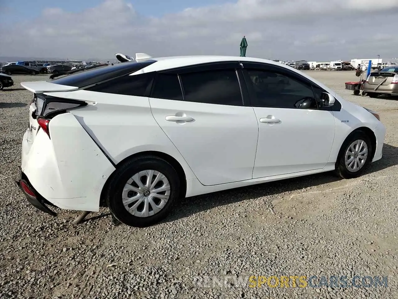 3 Photograph of a damaged car JTDKARFU4L3112436 TOYOTA PRIUS 2020