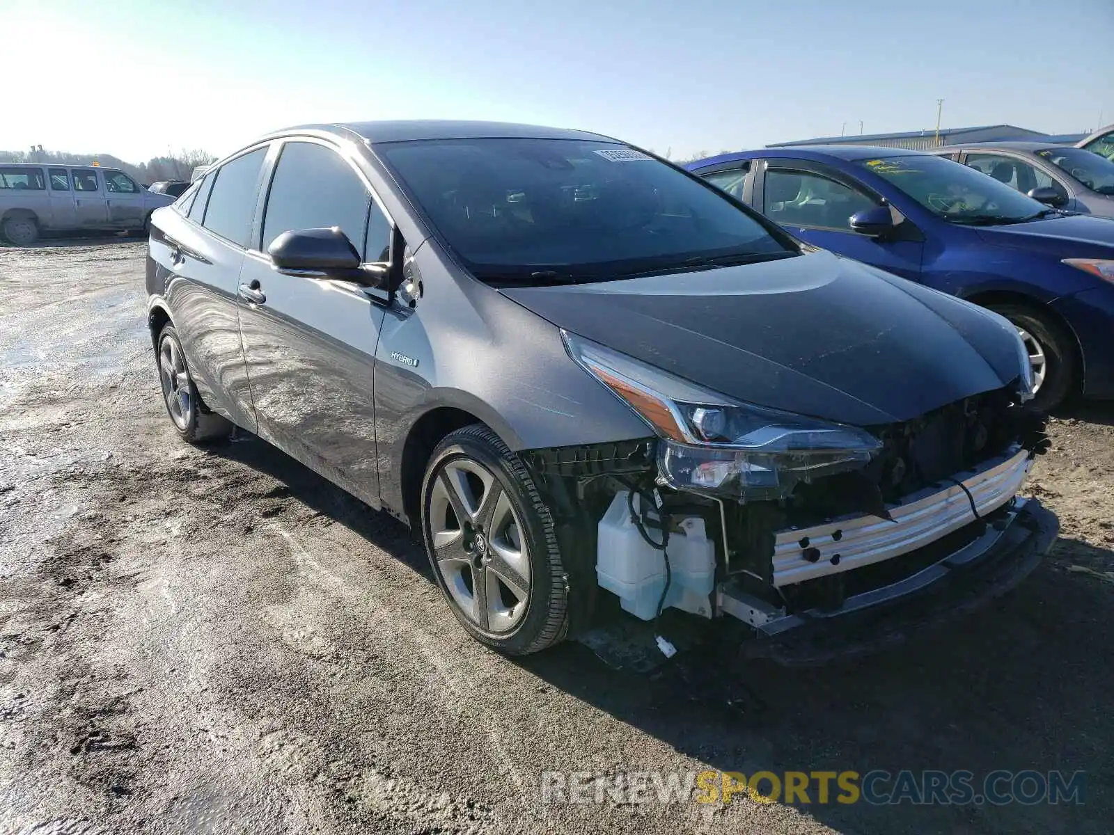 1 Photograph of a damaged car JTDKARFU4L3112775 TOYOTA PRIUS 2020