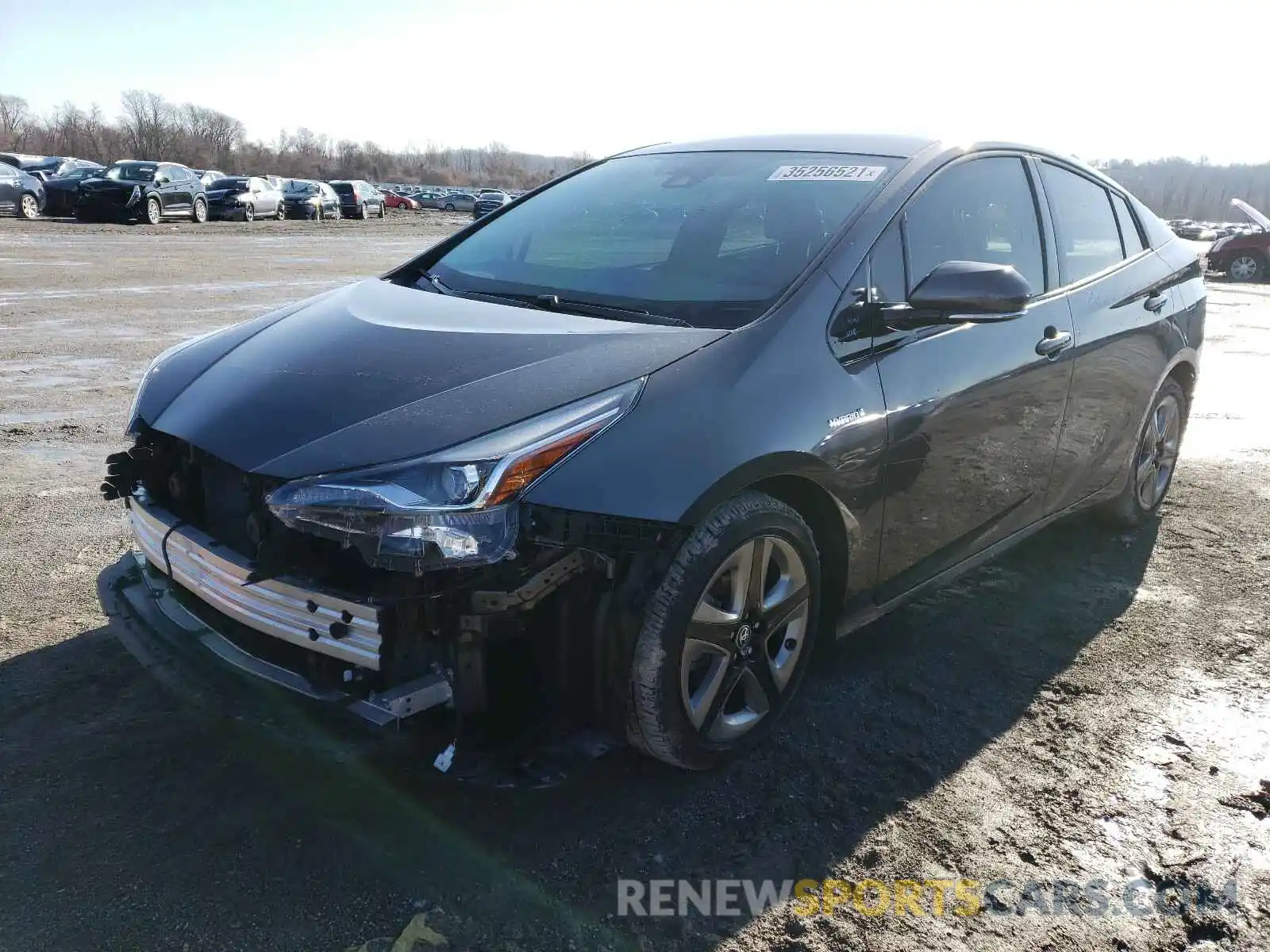 2 Photograph of a damaged car JTDKARFU4L3112775 TOYOTA PRIUS 2020