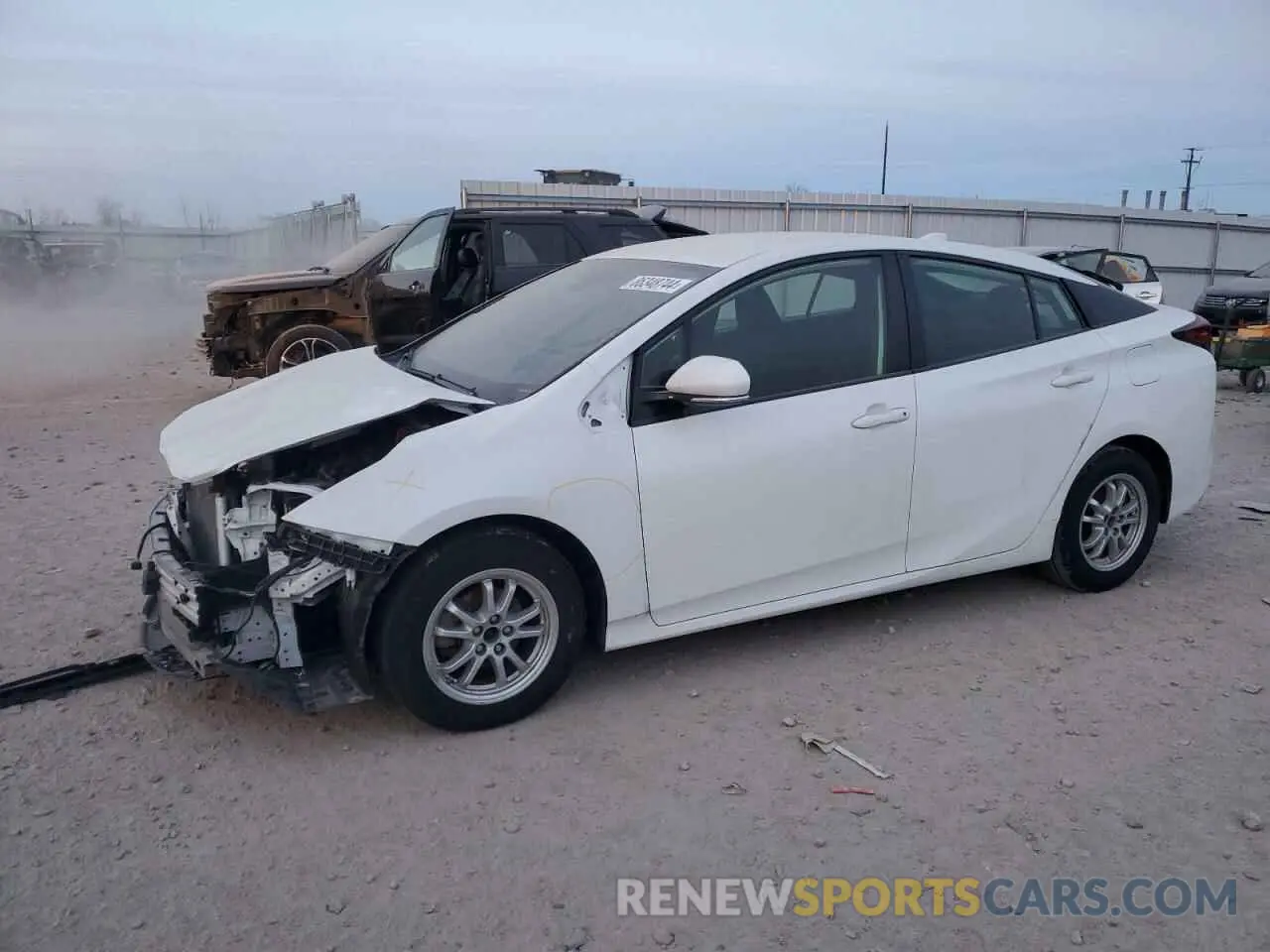 1 Photograph of a damaged car JTDKARFU4L3114669 TOYOTA PRIUS 2020