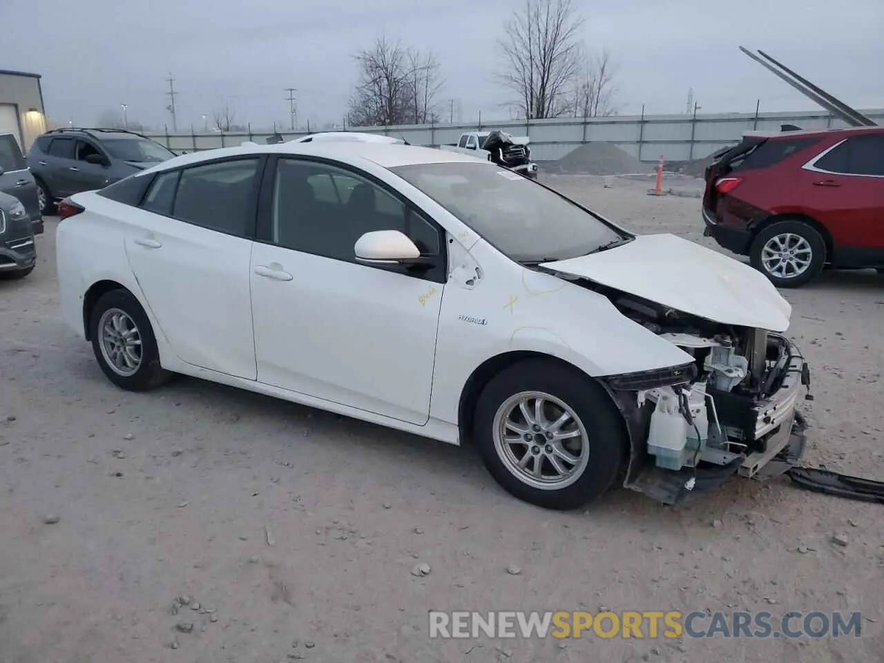 4 Photograph of a damaged car JTDKARFU4L3114669 TOYOTA PRIUS 2020
