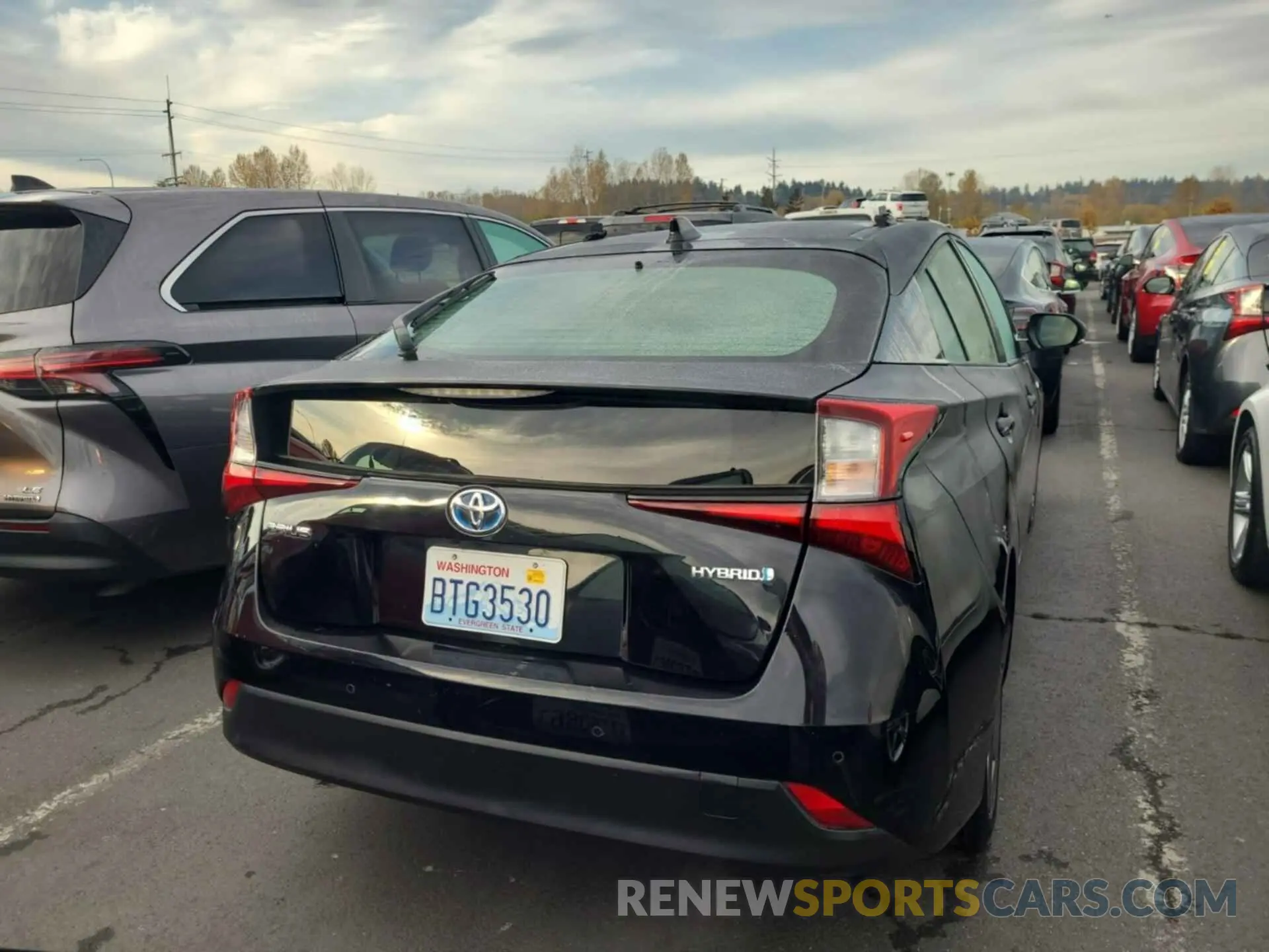 7 Photograph of a damaged car JTDKARFU4L3115093 TOYOTA PRIUS 2020