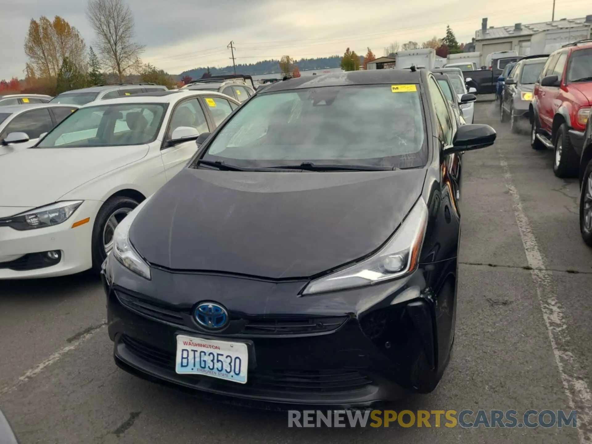 9 Photograph of a damaged car JTDKARFU4L3115093 TOYOTA PRIUS 2020