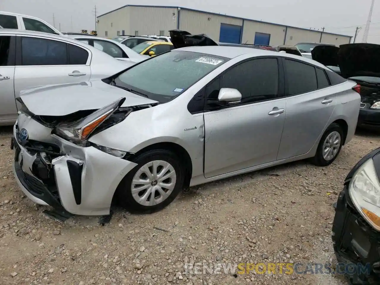 1 Photograph of a damaged car JTDKARFU4L3118186 TOYOTA PRIUS 2020