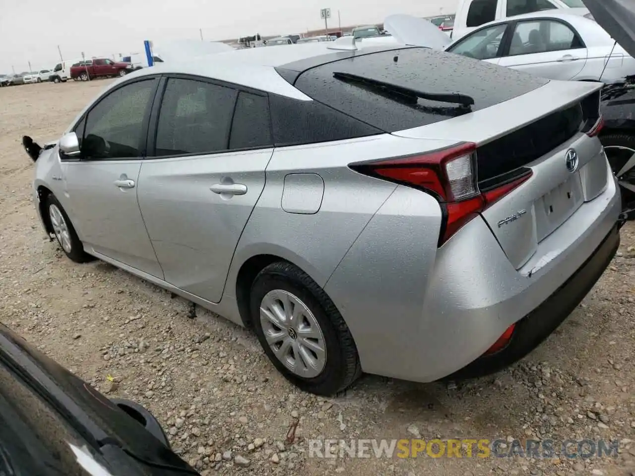 2 Photograph of a damaged car JTDKARFU4L3118186 TOYOTA PRIUS 2020