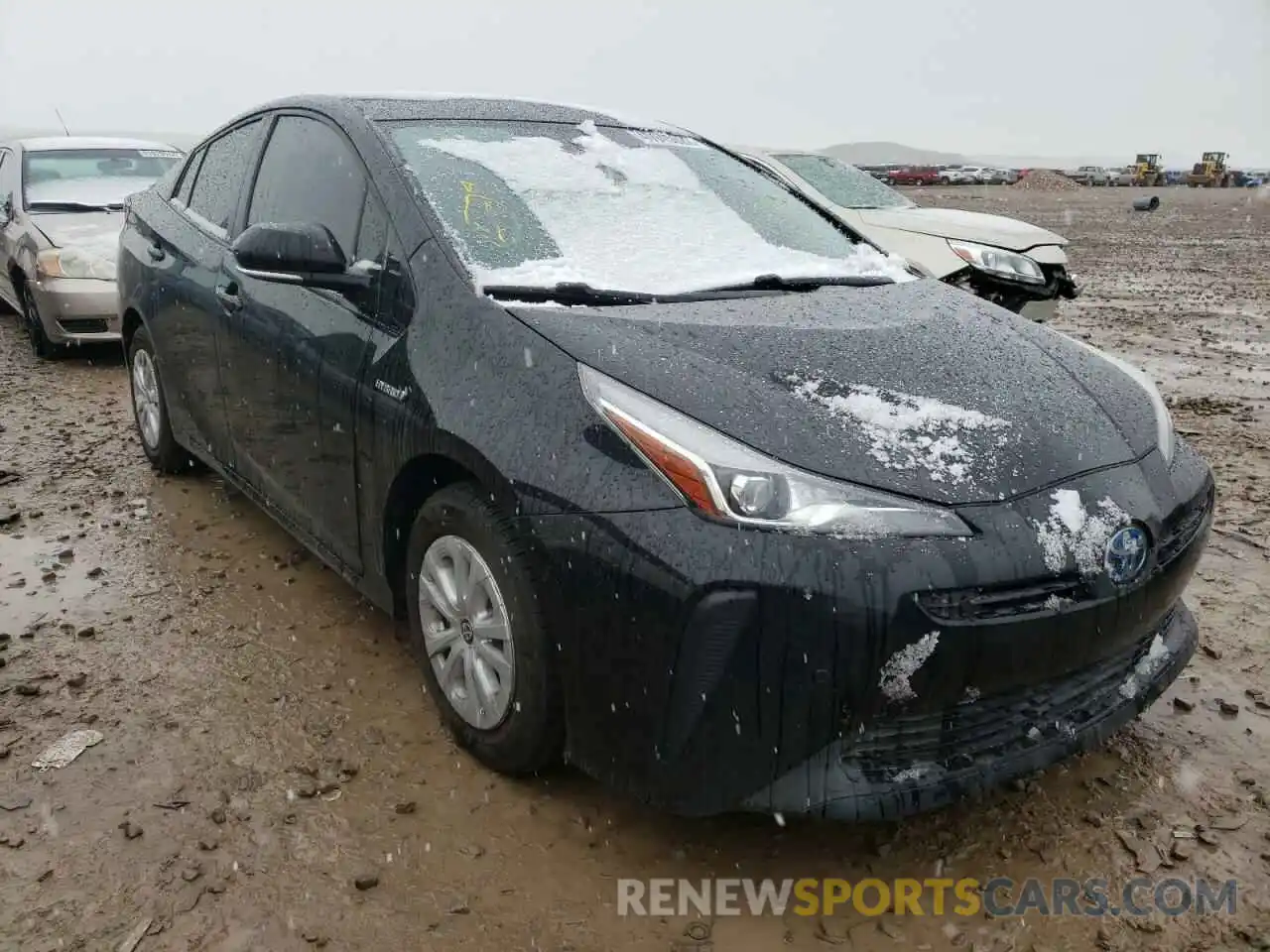 1 Photograph of a damaged car JTDKARFU4L3119533 TOYOTA PRIUS 2020