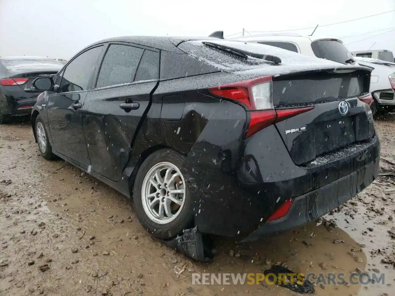 3 Photograph of a damaged car JTDKARFU4L3119533 TOYOTA PRIUS 2020