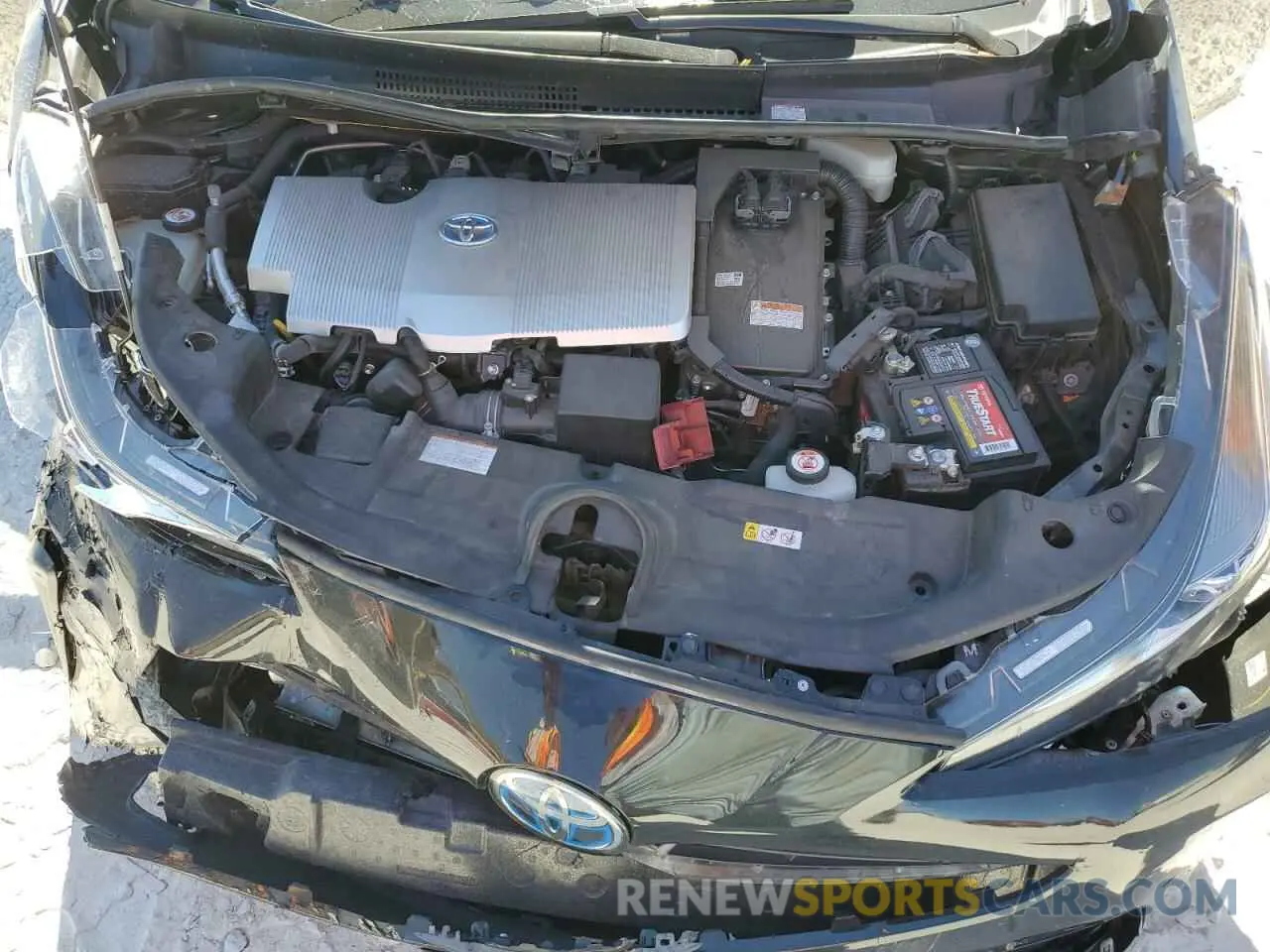 11 Photograph of a damaged car JTDKARFU4L3121427 TOYOTA PRIUS 2020