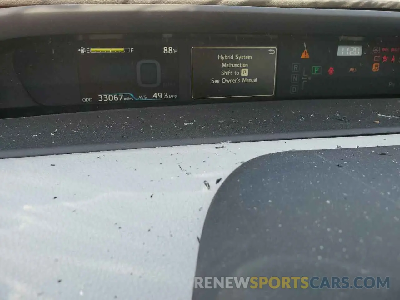 9 Photograph of a damaged car JTDKARFU4L3121427 TOYOTA PRIUS 2020