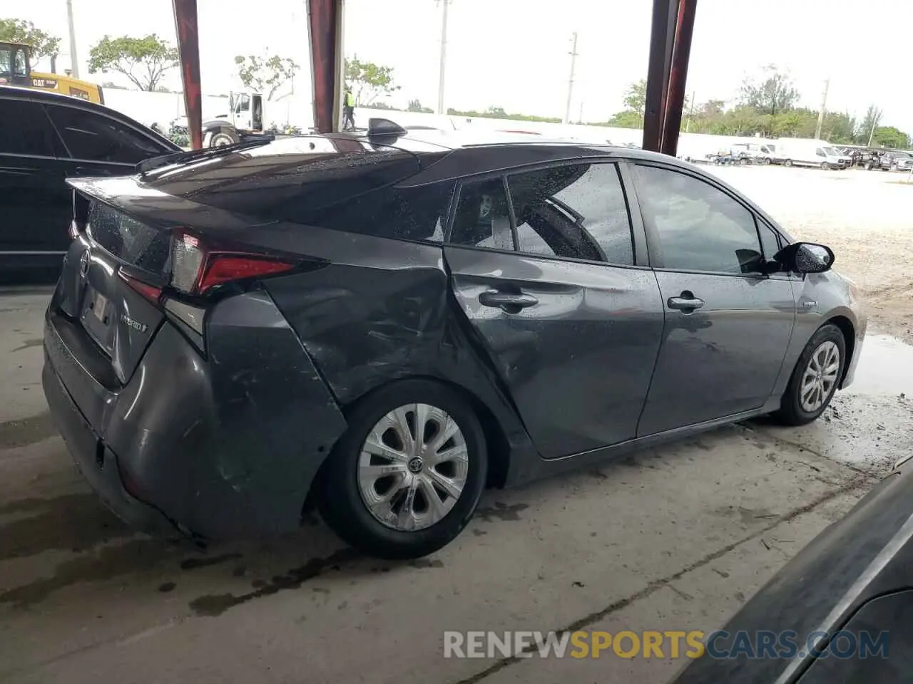 3 Photograph of a damaged car JTDKARFU5L3103146 TOYOTA PRIUS 2020