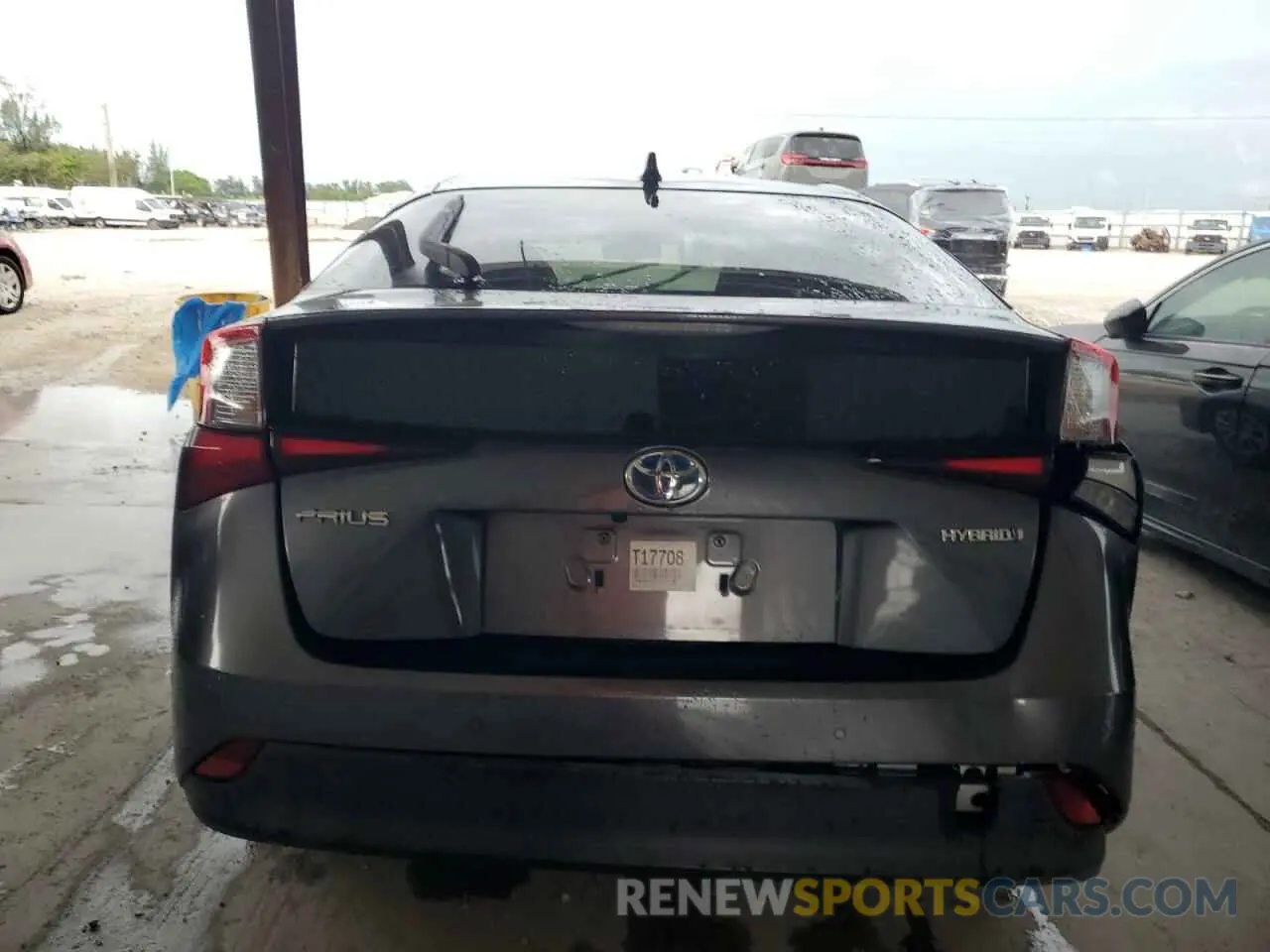 6 Photograph of a damaged car JTDKARFU5L3103146 TOYOTA PRIUS 2020